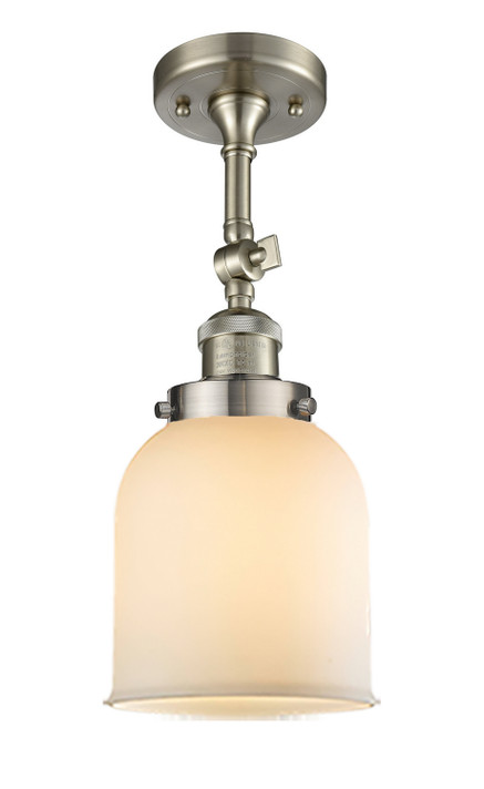 Semi-Flush Mts. Glass Down by Innovations ( 405 | 201F-SN-G51-LED Franklin Restoration ) 