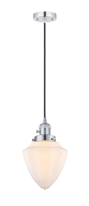 Mini Pendants Glass Down by Innovations ( 405 | 201CSW-PC-G661-7-LED Franklin Restoration ) 