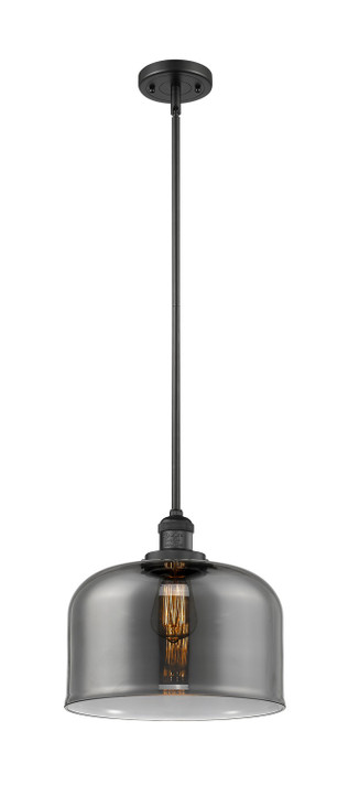 Pendants Glass Down by Innovations ( 405 | 201S-BK-G73-L-LED Franklin Restoration ) 
