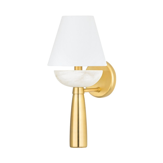 Sconces Single Candle by Hudson Valley ( 70 | 7717-AGB New Windsor ) 