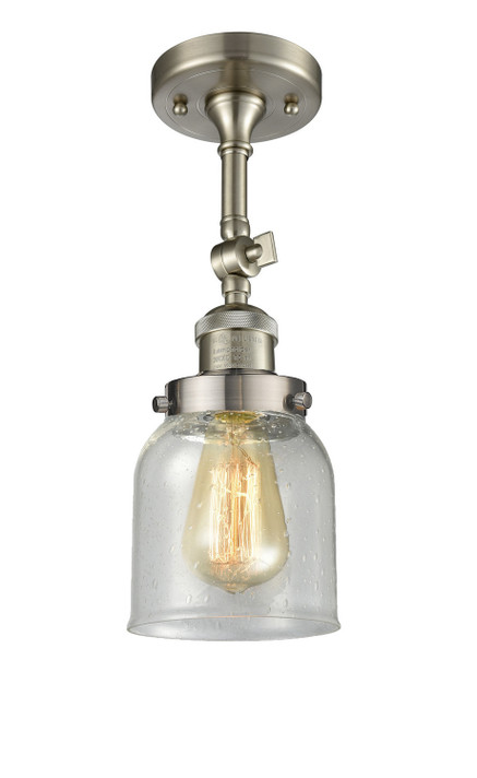 Semi-Flush Mts. Glass Down by Innovations ( 405 | 201F-SN-G54-LED Franklin Restoration ) 