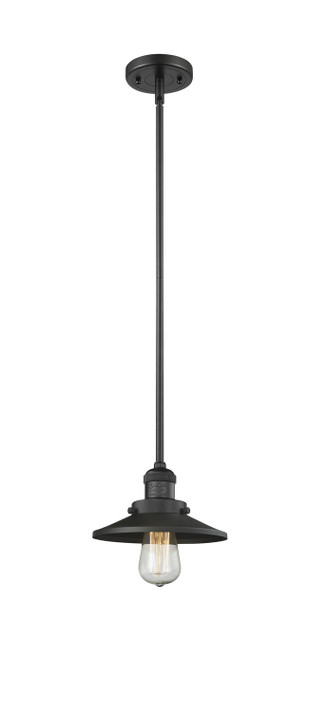 Mini Pendants Exposed Lamps by Innovations ( 405 | 201S-BK-M6-LED Franklin Restoration ) 
