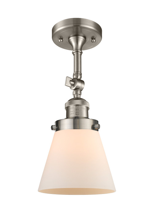 Semi-Flush Mts. Glass Down by Innovations ( 405 | 201F-SN-G61 Franklin Restoration ) 