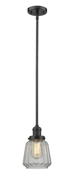 Mini Pendants Glass Down by Innovations ( 405 | 201S-OB-G142-LED Franklin Restoration ) 
