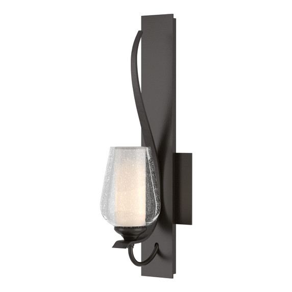 Sconces Single Glass by Hubbardton Forge ( 39 | 203035-SKT-14-ZS0354 Flora ) 
