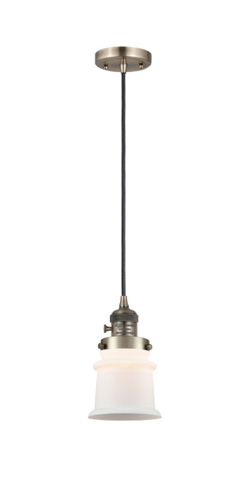 Mini Pendants Glass Down by Innovations ( 405 | 201CSW-AB-G181S-LED Franklin Restoration ) 