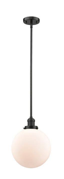 Pendants Glass Down by Innovations ( 405 | 201S-OB-G201-10-LED Franklin Restoration ) 