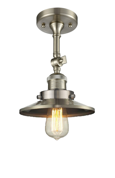 Semi-Flush Mts. Glass Down by Innovations ( 405 | 201F-SN-M2 Franklin Restoration ) 