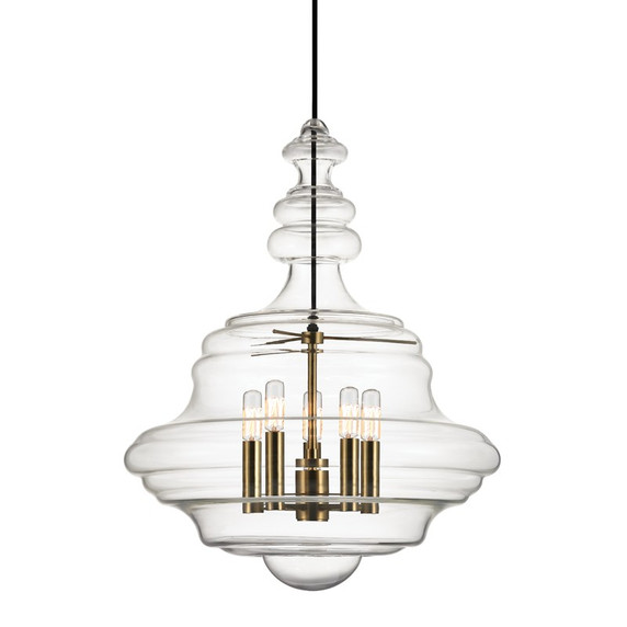 Pendants Glass Down by Hudson Valley ( 70 | 4020-AGB Washington ) 