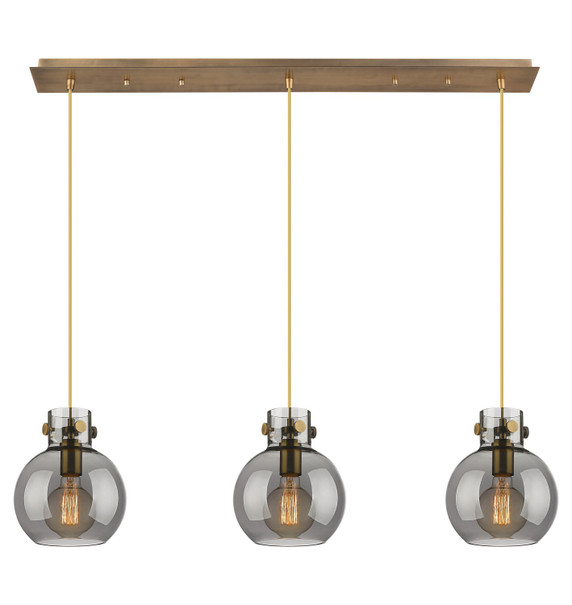 Linear/Island 3 Light Bar by Innovations ( 405 | 123-410-1PS-BB-G410-8SM Newton ) 