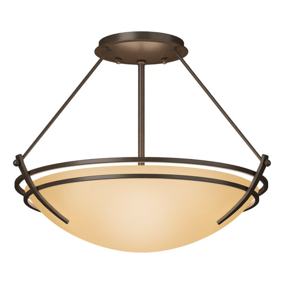 Semi-Flush Mts. Bowl Style by Hubbardton Forge ( 39 | 124422-SKT-05-SS0047 Tryne ) 