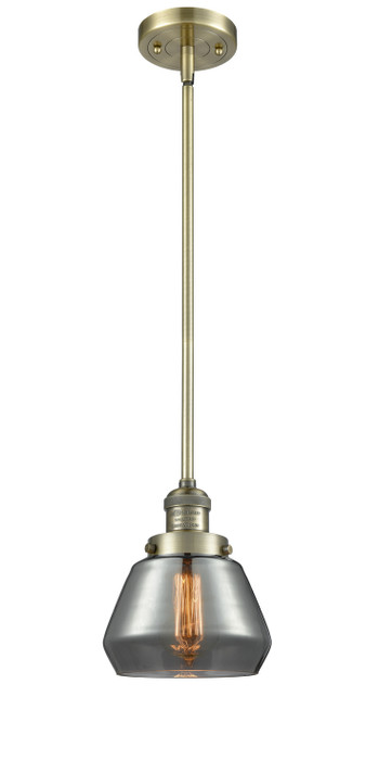 Pendants Glass Down by Innovations ( 405 | 201S-AB-G173-LED Franklin Restoration ) 