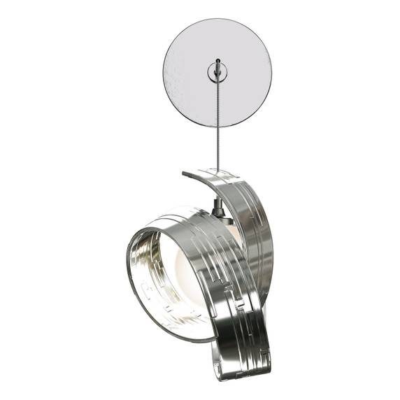 Sconces Single Glass by Hubbardton Forge ( 39 | 201353-SKT-85-GG0711 Riza ) 
