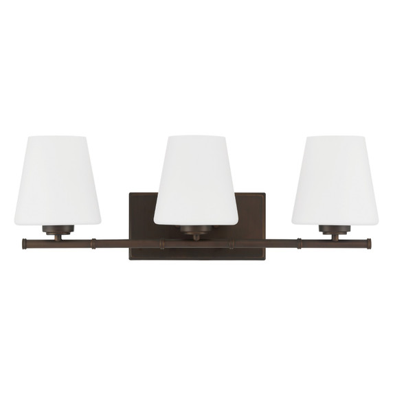 Bathroom Fixtures Three Lights by Hunter ( 47 | 48116 Fauna Grove ) 