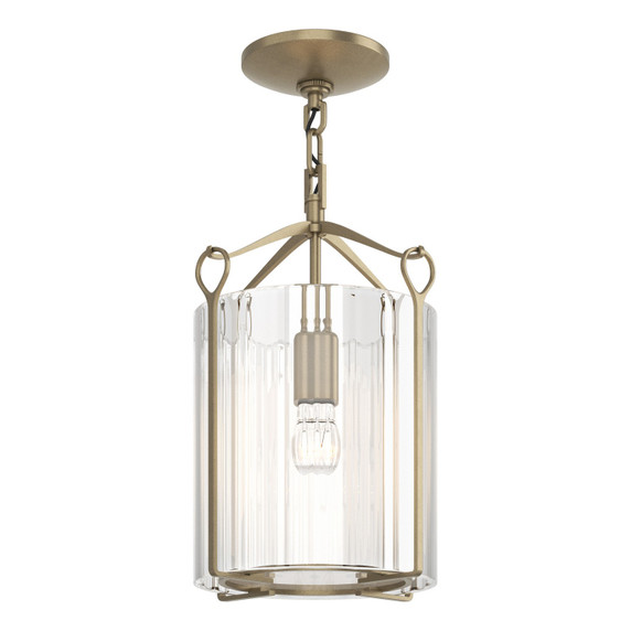 Semi-Flush Mts. Glass Down by Hubbardton Forge ( 39 | 121140-SKT-84-ZM0137 Bow ) 