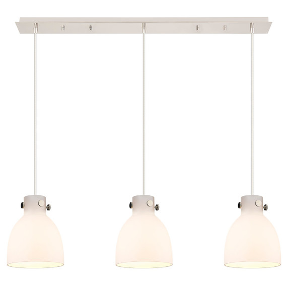 Linear/Island 3 Light Bar by Innovations ( 405 | 123-410-1PS-PN-G412-8WH Downtown Urban ) 