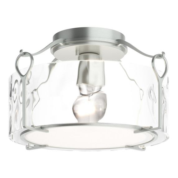 Semi-Flush Mts. Drum Shade by Hubbardton Forge ( 39 | 121142-SKT-82-LL0218 Bow ) 