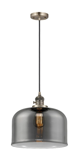 Mini Pendants Glass Down by Innovations ( 405 | 201CSW-AB-G73-L-LED Franklin Restoration ) 