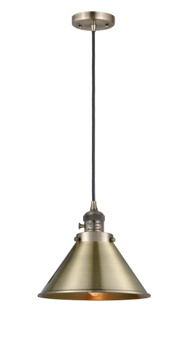 Mini Pendants Metal Shade by Innovations ( 405 | 201CSW-AB-M10-AB Franklin Restoration ) 