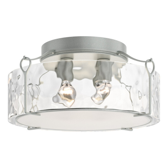 Semi-Flush Mts. Drum Shade by Hubbardton Forge ( 39 | 121145-SKT-82-LL0216 Bow ) 