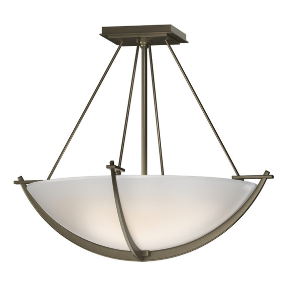 Semi-Flush Mts. Bowl Style by Hubbardton Forge ( 39 | 124555-SKT-84-GG0020 Compass ) 