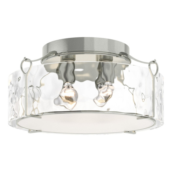 Semi-Flush Mts. Drum Shade by Hubbardton Forge ( 39 | 121145-SKT-85-LL0216 Bow ) 