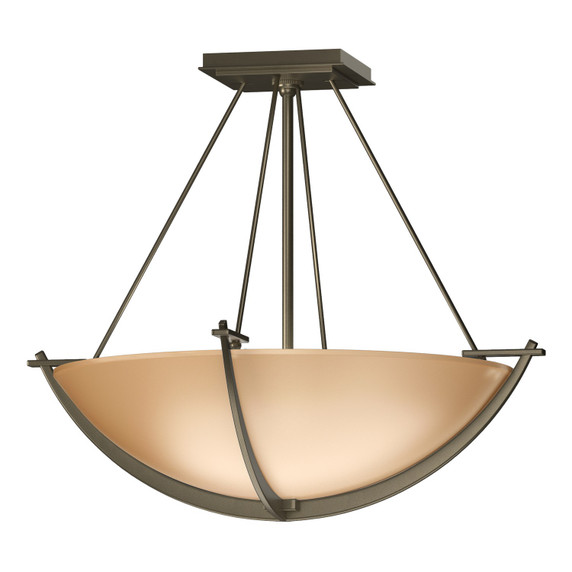 Semi-Flush Mts. Bowl Style by Hubbardton Forge ( 39 | 124555-SKT-84-SS0020 Compass ) 