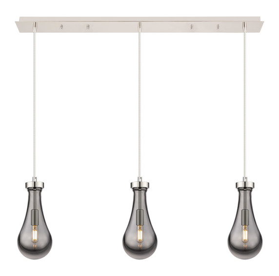 Linear/Island 3 Light Bar by Innovations ( 405 | 123-451-1P-PN-G451-5SM Downtown Urban ) 