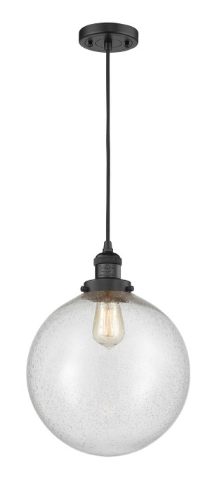 Mini Pendants Cable by Innovations ( 405 | 201C-BK-G204-12-LED Franklin Restoration ) 