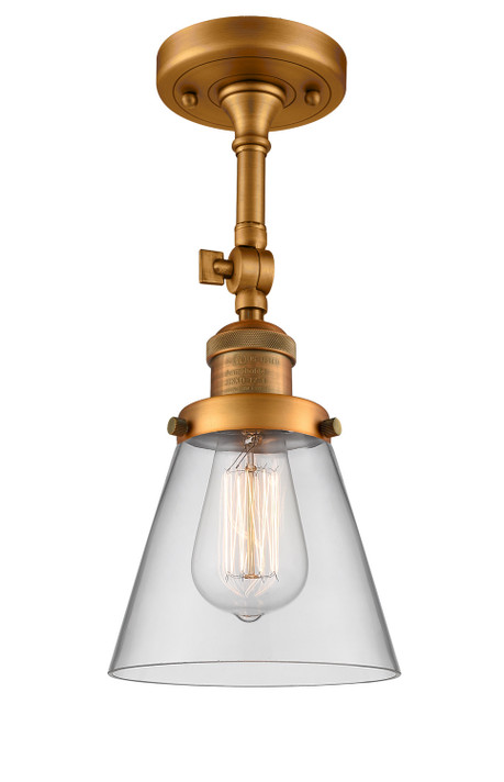 Semi-Flush Mts. Glass Down by Innovations ( 405 | 201F-BB-G62 Franklin Restoration ) 