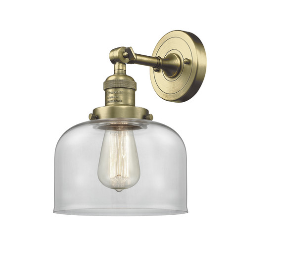 Sconces Single Glass by Innovations ( 405 | 203-AB-G72 Franklin Restoration ) 