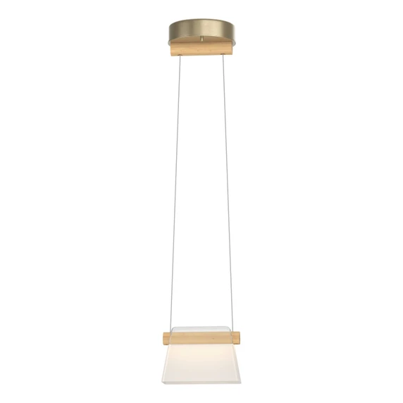 Mini Pendants Glass Down by Hubbardton Forge ( 39 | 151060-LED-STND-84-WD-YE0560 Cowbell ) 