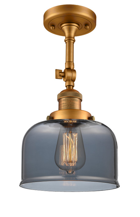 Semi-Flush Mts. Glass Down by Innovations ( 405 | 201F-BB-G73 Franklin Restoration ) 