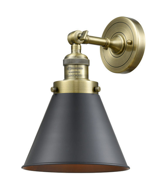 Sconces Directional/Cylinder by Innovations ( 405 | 203-AB-M13-BK Franklin Restoration ) 