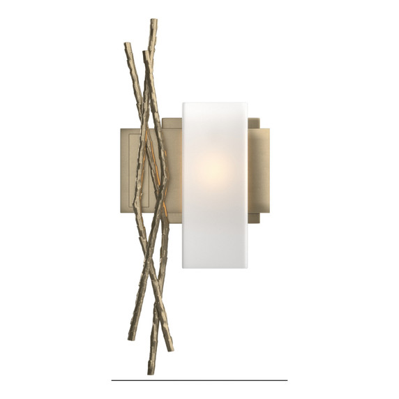 Sconces Single Glass by Hubbardton Forge ( 39 | 207670-SKT-RGT-84-GG0351 Brindille ) 