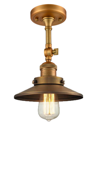 Semi-Flush Mts. Directional by Innovations ( 405 | 201F-BB-M4-LED Franklin Restoration ) 