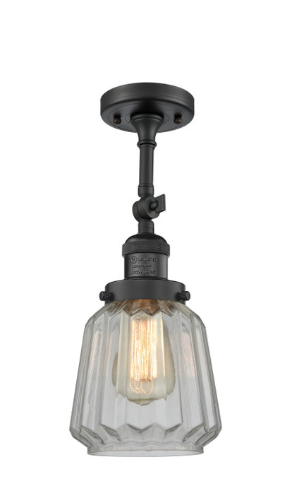 Semi-Flush Mts. Directional by Innovations ( 405 | 201F-BK-G142-LED Franklin Restoration ) 