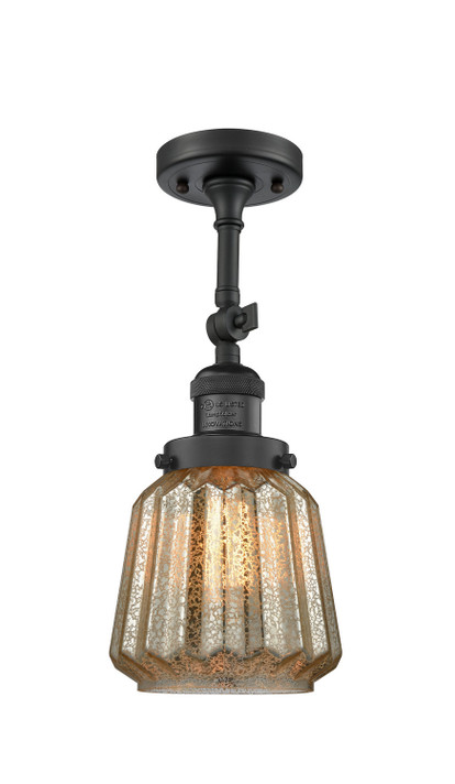 Semi-Flush Mts. Directional by Innovations ( 405 | 201F-BK-G146-LED Franklin Restoration ) 