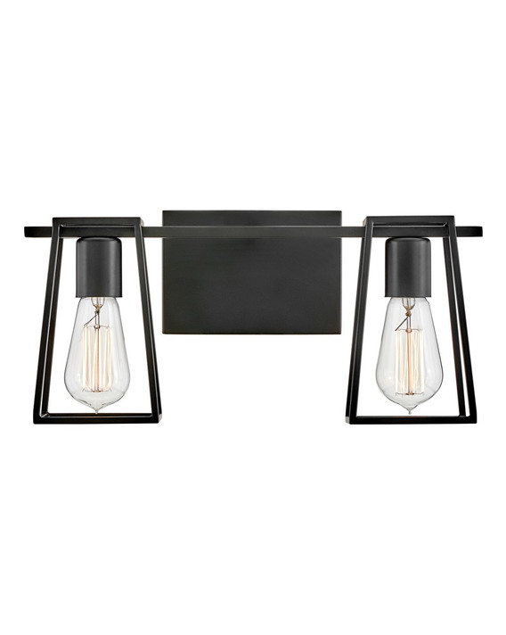Bathroom Fixtures Two Lights by Hinkley ( 13 | 5162BK Filmore ) 