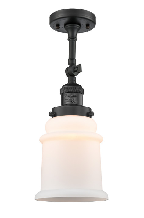 Semi-Flush Mts. Glass Down by Innovations ( 405 | 201F-BK-G181 Franklin Restoration ) 