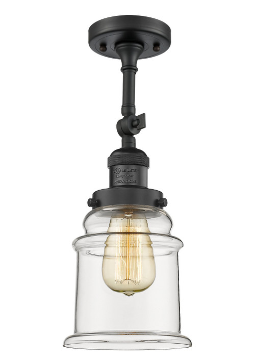 Semi-Flush Mts. Directional by Innovations ( 405 | 201F-BK-G182-LED Franklin Restoration ) 