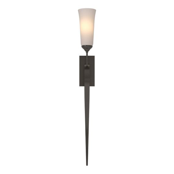 Sconces Single Glass by Hubbardton Forge ( 39 | 204529-SKT-14-GG0350 Sweeping Taper ) 