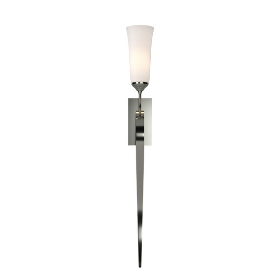 Sconces Single Glass by Hubbardton Forge ( 39 | 204529-SKT-85-GG0350 Sweeping Taper ) 