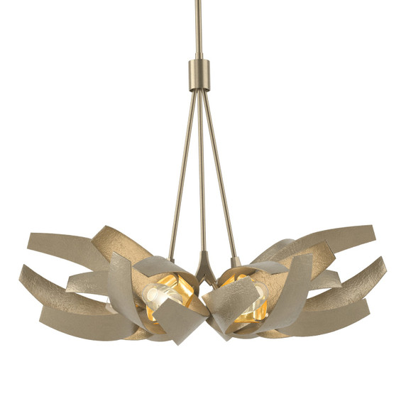 Pendants Metal Shade by Hubbardton Forge ( 39 | 136502-SKT-MULT-84-BR-YE0352 Corona ) 