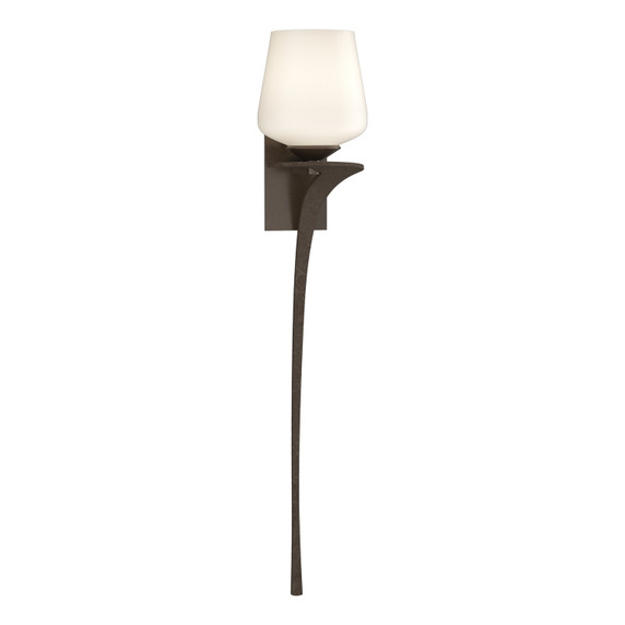 Sconces Single Glass by Hubbardton Forge ( 39 | 204710-SKT-RGT-05-GG0236 Antasia ) 
