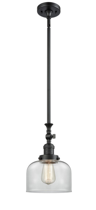 Mini Pendants Glass Down by Innovations ( 405 | 206-BK-G72-LED Franklin Restoration ) 
