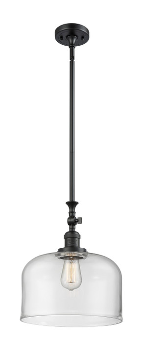 Pendants Glass Down by Innovations ( 405 | 206-BK-G72-L-LED Franklin Restoration ) 