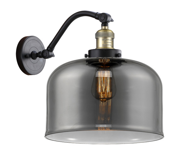Sconces Single Glass by Innovations ( 405 | 515-1W-BAB-G73-L-LED Franklin Restoration ) 