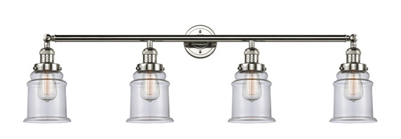 Bathroom Fixtures Four Lights by Innovations ( 405 | 215-PN-G182-LED Franklin Restoration ) 