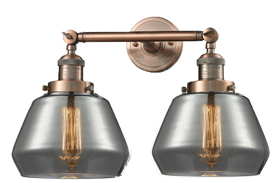 Bathroom Fixtures Two Lights by Innovations ( 405 | 208-AC-G173 Franklin Restoration ) 